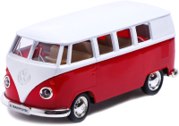 Масштабная модель автомобиля Автоград Volkswagen Transporter T1 / 3098636 (красный) - 