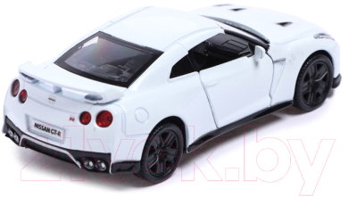 Масштабная модель автомобиля Автоград Nissan GT-R (R35) / 7152969 (белый)
