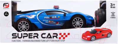 Радиоуправляемая игрушка Sima-Land Полиция / 7610357 (синий)