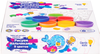 Набор для творчества Genio Kids Рисуем пальчиками / TA1417