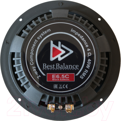 Компонентная АС Best Balance E6.5C Black Edition