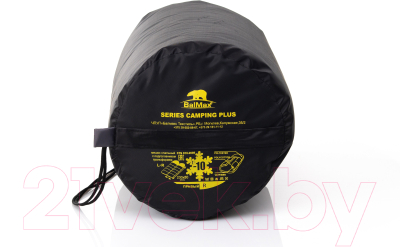 Спальный мешок BalMAX Аляска Camping Plus Series до -10°C R правый (серый)