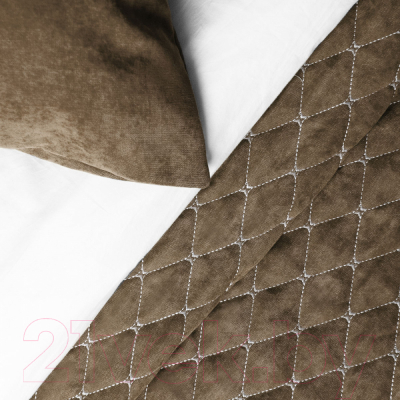 Набор текстиля для спальни Pasionaria Тина 230x250 с наволочками (коричневый)