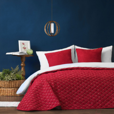 Набор текстиля для спальни Pasionaria Тина 230x250 с наволочками (красный)