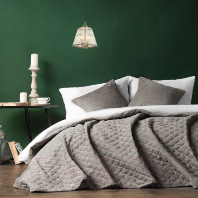 Набор текстиля для спальни Pasionaria Тина 230x250 с наволочками (серый)
