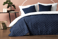 Набор текстиля для спальни Pasionaria Тина 230x250 с наволочками (синий) - 