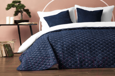 Набор текстиля для спальни Pasionaria Тина 230x250 с наволочками (синий)