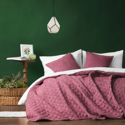 Набор текстиля для спальни Pasionaria Тина 230x250 с наволочками (розовый)
