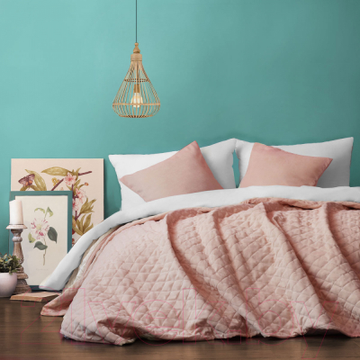 Набор текстиля для спальни Pasionaria Тина 230x250 с наволочками (светло-розовый)