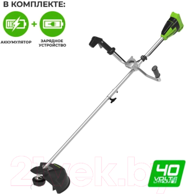 Триммер аккумуляторный Greenworks 2105707UG (АКБ 5Ач и ЗУ)