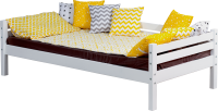 Односпальная кровать детская Millwood SweetDreams 8 (сосна белая) - 