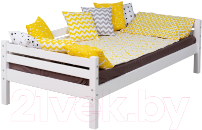 Односпальная кровать детская Millwood SweetDreams 8 (сосна белая)
