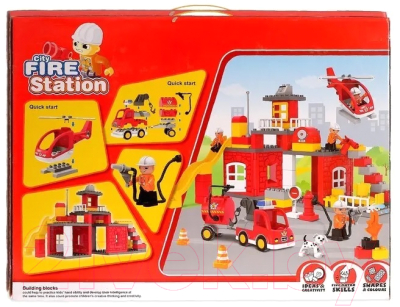 Конструктор Kids Home Toys Пожарная станция 188-101 / 3667637