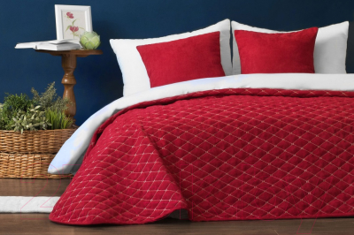 Набор текстиля для спальни Pasionaria Тина 160x230 с наволочками (красный)