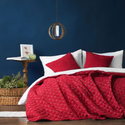 Набор текстиля для спальни Pasionaria Тина 160x230 с наволочками (красный)