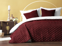 Набор текстиля для спальни Pasionaria Тина 160x230 с наволочками (бордовый) - 