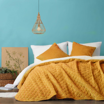 Набор текстиля для спальни Pasionaria Тина 160x230 с наволочками (желтый)