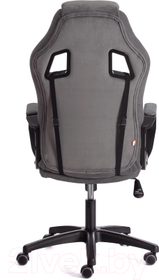 Кресло геймерское Tetchair Driver флок/ткань (серый/серый 29/TW-12)