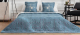 Набор текстиля для спальни Pasionaria Бриджит 230x250 с наволочками (голубой) - 