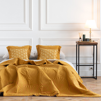 Набор текстиля для спальни Pasionaria Хьюго 230x250 с наволочками (горчичный)