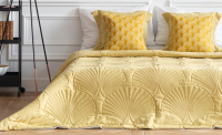 Набор текстиля для спальни Pasionaria Хьюго 230x250 с наволочками (лимонный) - 