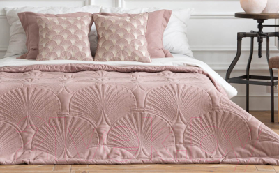 Набор текстиля для спальни Pasionaria Хьюго 230x250 с наволочками (пудровый)