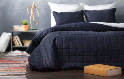Набор текстиля для спальни Pasionaria Софт 160x220 с наволочками (синий)