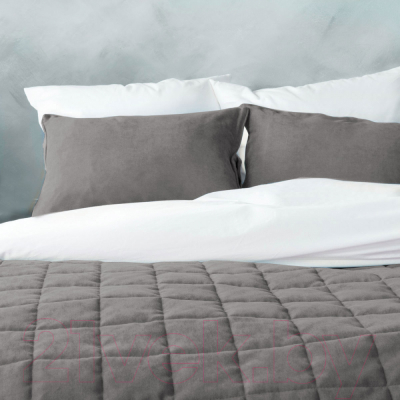 Набор текстиля для спальни Pasionaria Софт 160x220 с наволочками (серый)