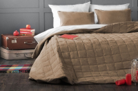 Набор текстиля для спальни Pasionaria Софт 160x220 с наволочками (темно-бежевый) - 