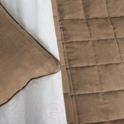 Набор текстиля для спальни Pasionaria Софт 160x220 с наволочками (темно-бежевый)