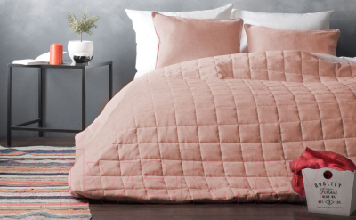 Набор текстиля для спальни Pasionaria Софт 160x220 с наволочками (светло-розовый)