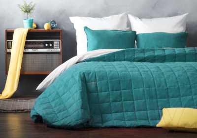 Набор текстиля для спальни Pasionaria Софт 160x220 с наволочками (бирюзовый)