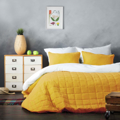 Набор текстиля для спальни Pasionaria Софт 160x220 с наволочками (желтый)
