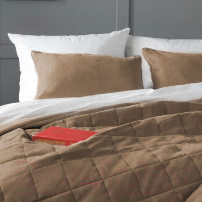 Набор текстиля для спальни Pasionaria Софт 250x270 с наволочками (темно-бежевый)