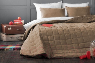 Набор текстиля для спальни Pasionaria Софт 250x270 с наволочками (темно-бежевый)