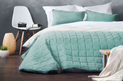 Набор текстиля для спальни Pasionaria Софт 250x270 с наволочками (небесно-голубой)