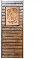

Деревянная дверь для бани Dlyabani, Состаренная Хорошая баня 70x160 / 303467
