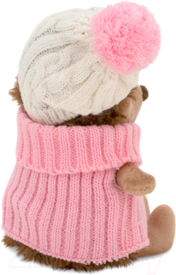 Мягкая игрушка Orange Toys Ежинка Колючка в шапке с розовым помпоном / OS605/15А