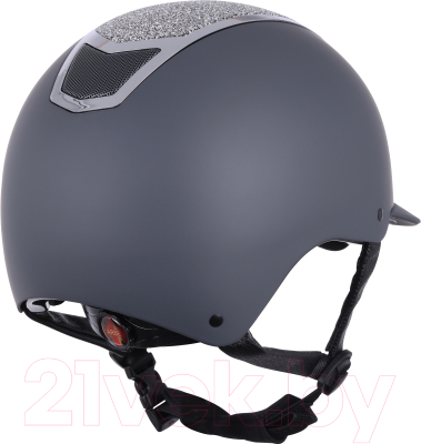 Шлем для верховой езды Karben Valentina / 6514/GRYSLVR/53/55 (серебристый)