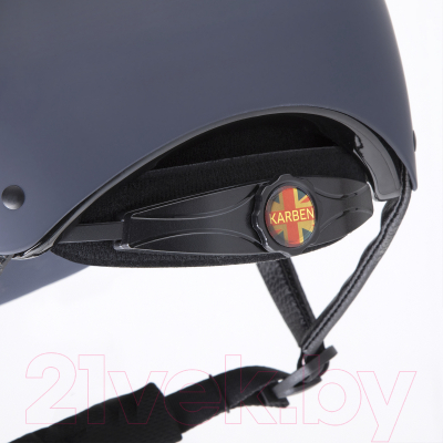Шлем для верховой езды Karben Valentina / 6514/NVYRSGLD/53/55 (синий/розовый)