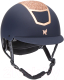 Шлем для верховой езды Karben Valentina / 6514/NVYRSGLD/56/58 (синий/розовый) - 