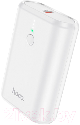 Портативное зарядное устройство Hoco Q3 J72A 10000mAh PD 20W + QC3.0 (белый)
