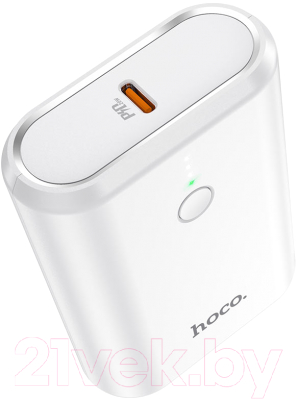 Портативное зарядное устройство Hoco Q3 J72A 10000mAh PD 20W + QC3.0 (белый)