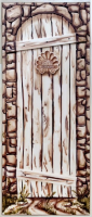 

Деревянная дверь для бани Dlyabani, Дверь в сказку 80x180 / 408388