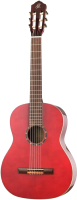 Акустическая гитара Ortega R121WR (с чехлом, красный) - 