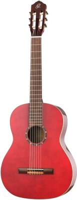 Акустическая гитара Ortega R121WR (с чехлом, красный)