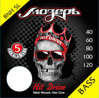 Струны для бас-гитары Мозеръ Hit Drive / BNH-5L - 