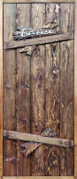 Деревянная дверь для бани Dlyabani Дворянская баня 70x160 / 407767 (массив липа, коробка хвоя) - 