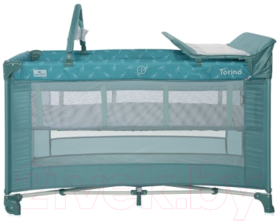 Кровать-манеж Lorelli Torino 2 Plus Arctic Floral / 10080472214