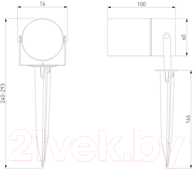 Прожектор Elektrostandard  Landscape LED / 043 FL